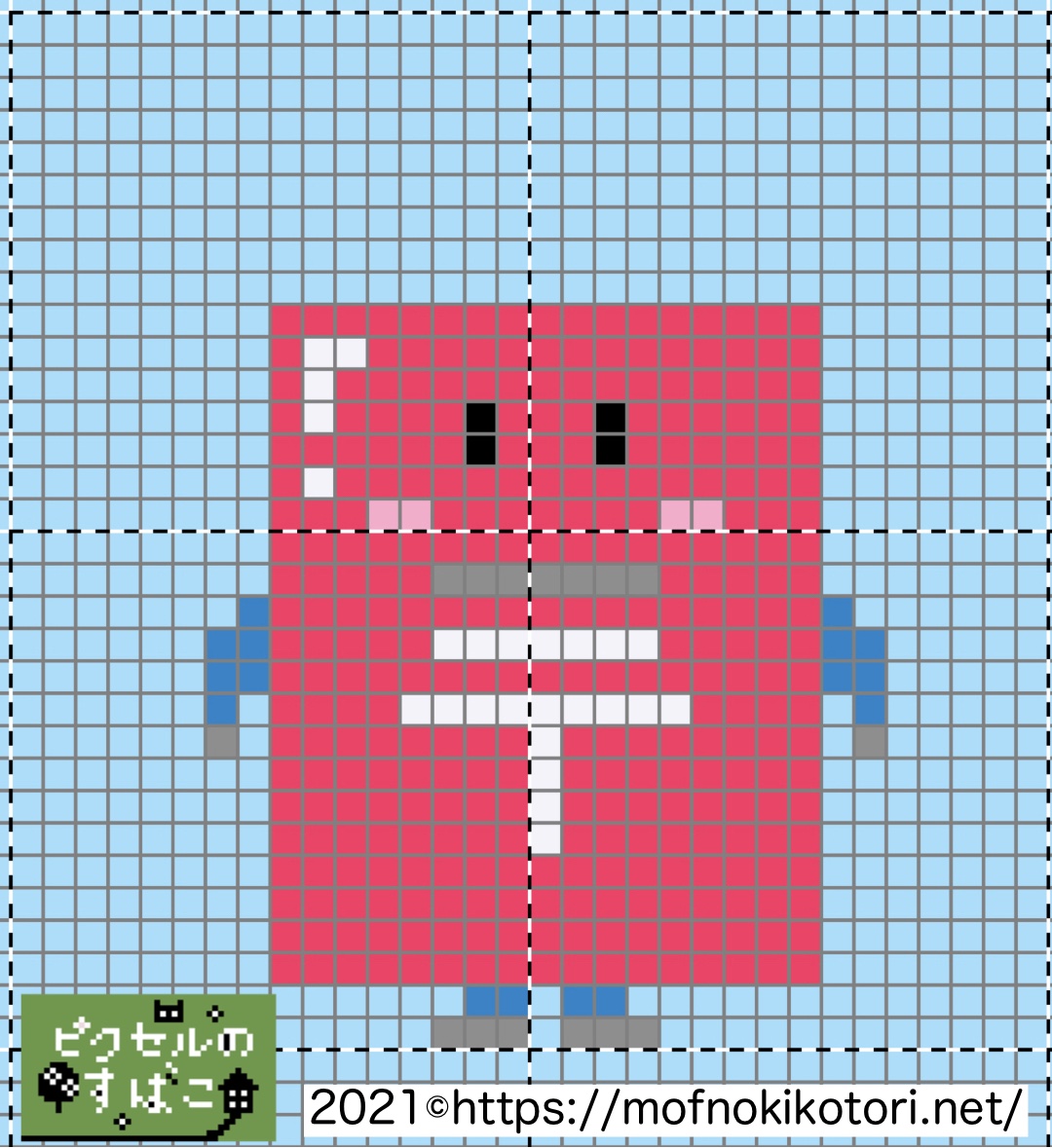 ポストドット絵図案