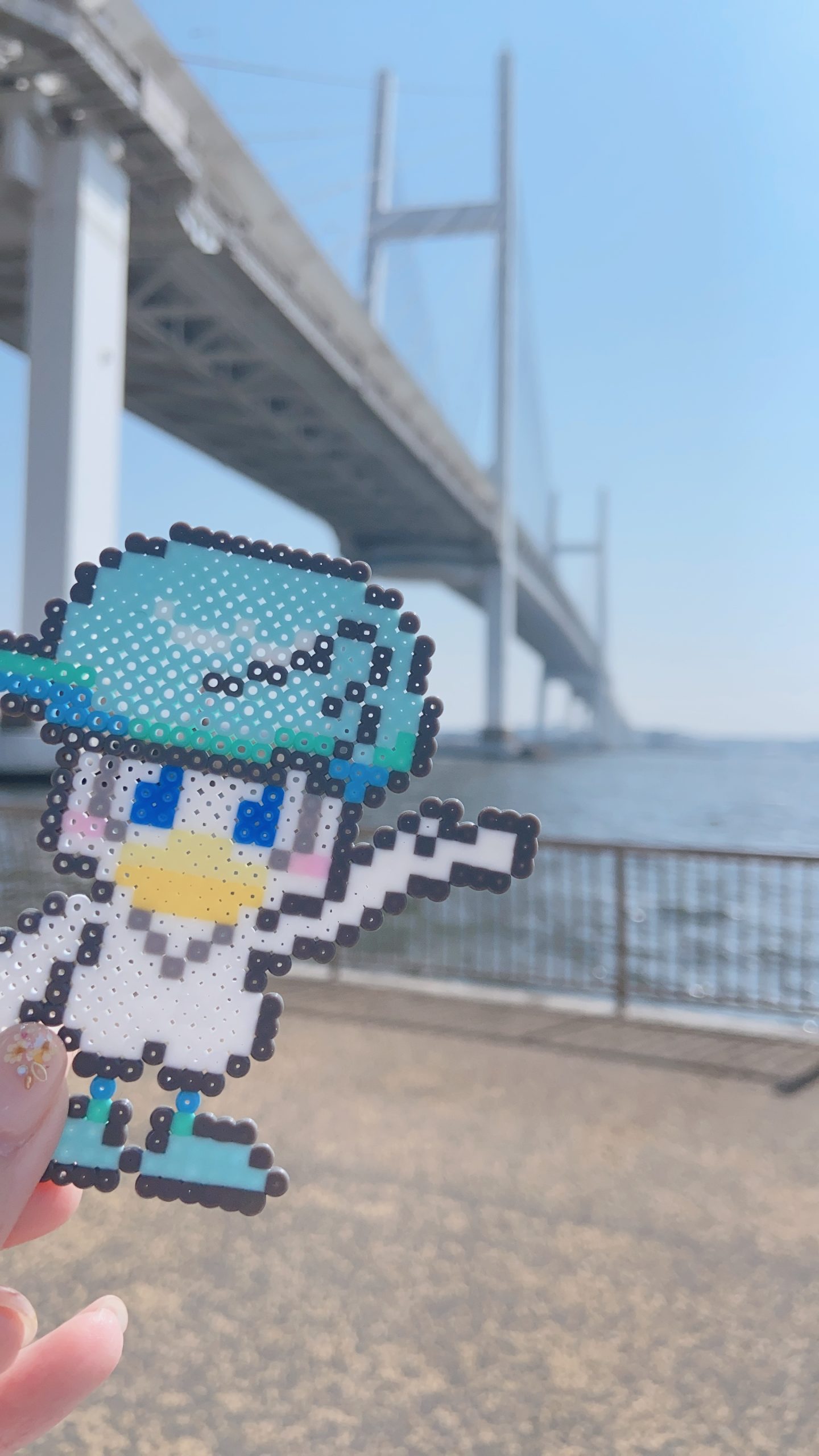 アイロンビーズクワッス撮影