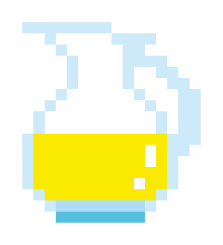 ジュースポットＢドット絵素材